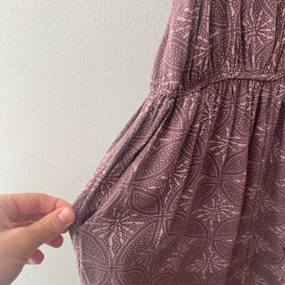 Carve Designs women’s  Grayson‎ Dress Midi Sleeveless Rayon Elastic Waist Sz XS - Picture 4 of 8